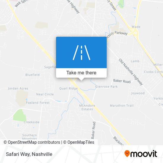 Mapa de Safari Way