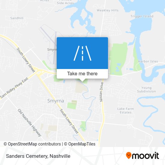 Sanders Cemetery map