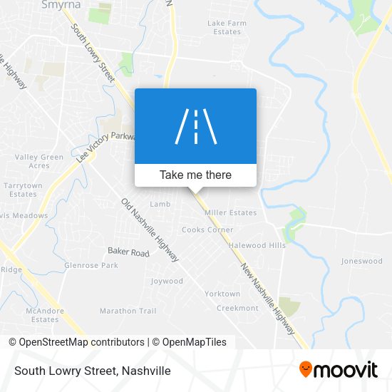 Mapa de South Lowry Street