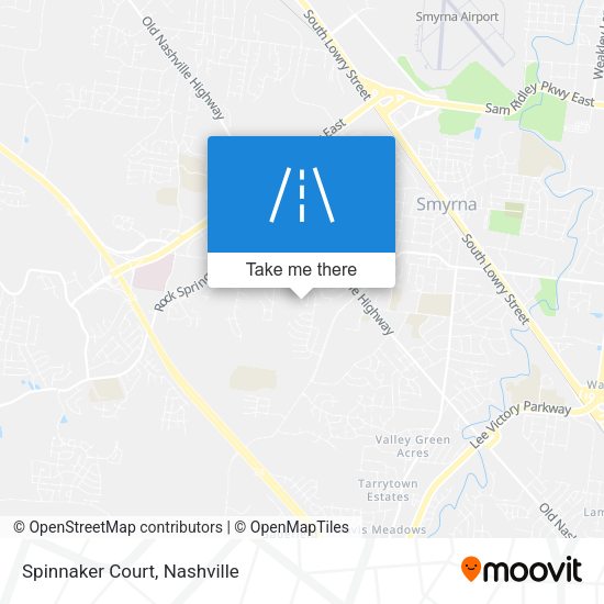 Mapa de Spinnaker Court