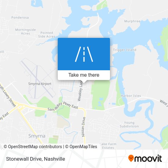 Mapa de Stonewall Drive