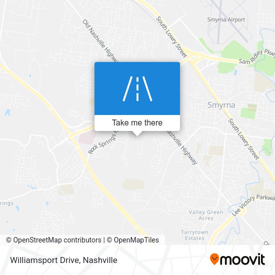 Mapa de Williamsport Drive