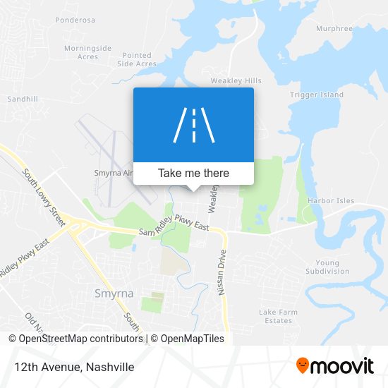 Mapa de 12th Avenue