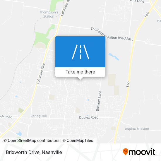 Mapa de Brixworth Drive