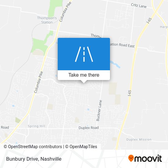 Mapa de Bunbury Drive