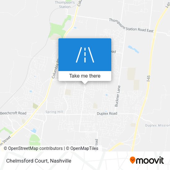 Mapa de Chelmsford Court