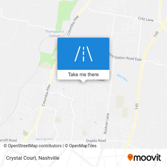 Mapa de Crystal Court