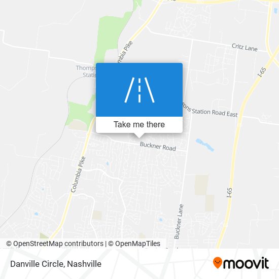 Danville Circle map