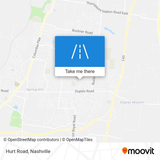 Mapa de Hurt Road