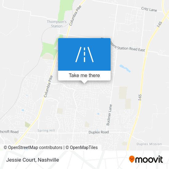 Mapa de Jessie Court