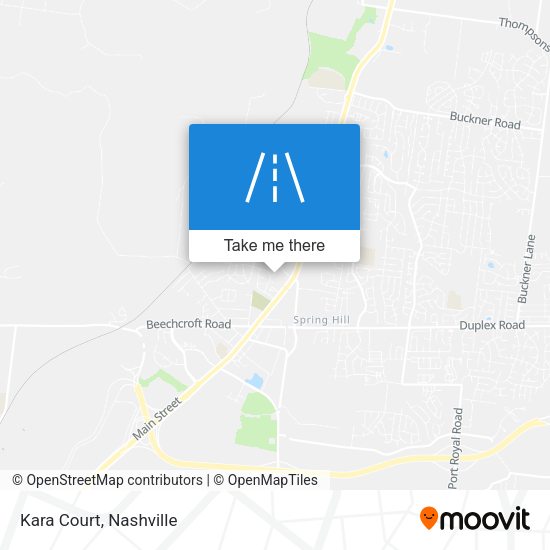Mapa de Kara Court