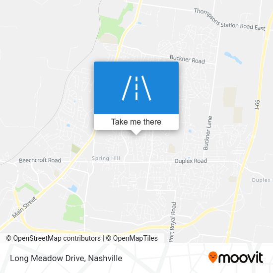 Mapa de Long Meadow Drive