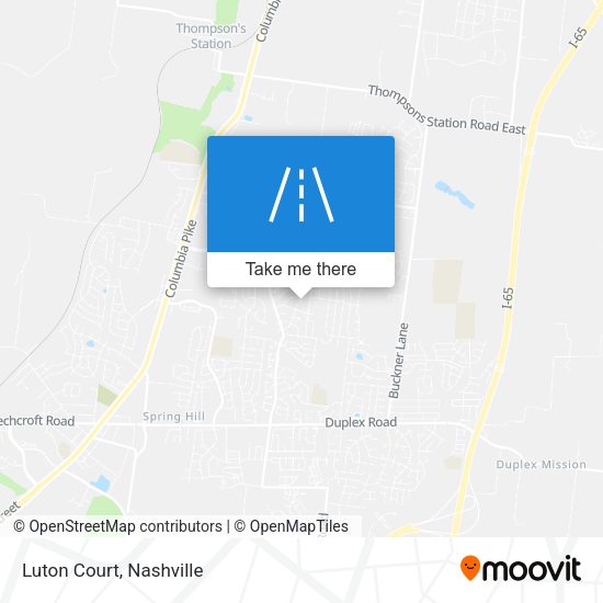 Mapa de Luton Court