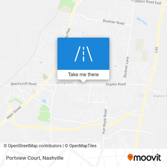 Mapa de Portview Court