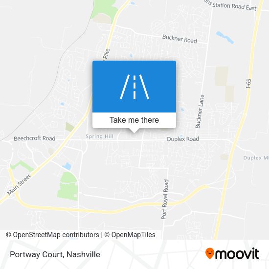 Mapa de Portway Court