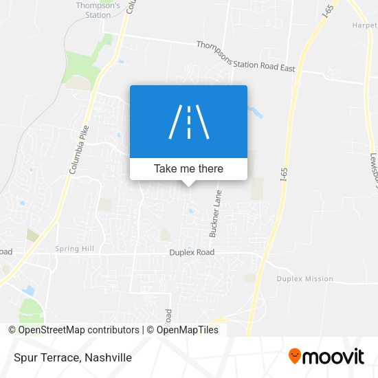Mapa de Spur Terrace