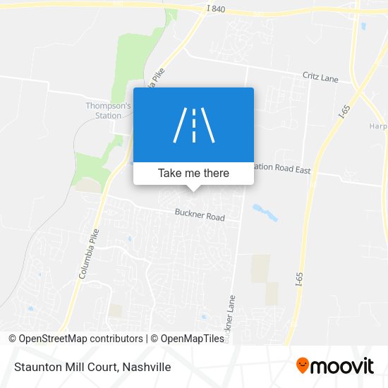 Staunton Mill Court map