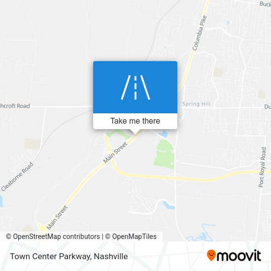 Mapa de Town Center Parkway