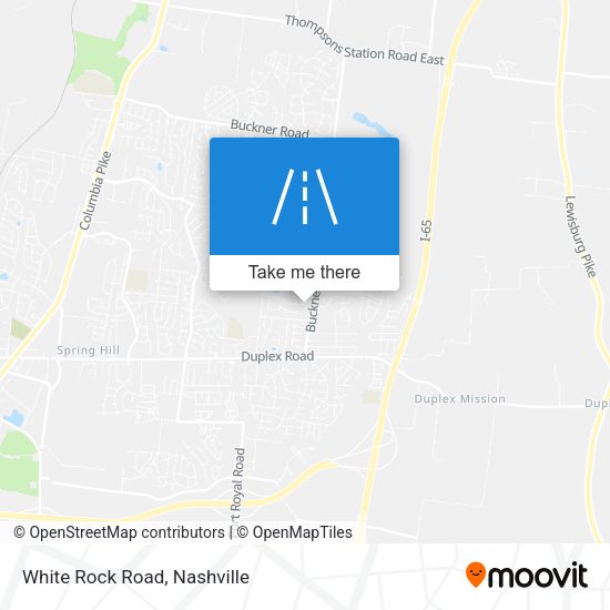 Mapa de White Rock Road