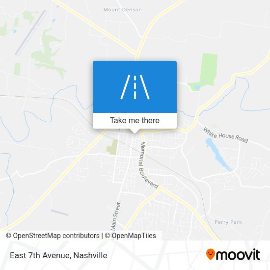 Mapa de East 7th Avenue