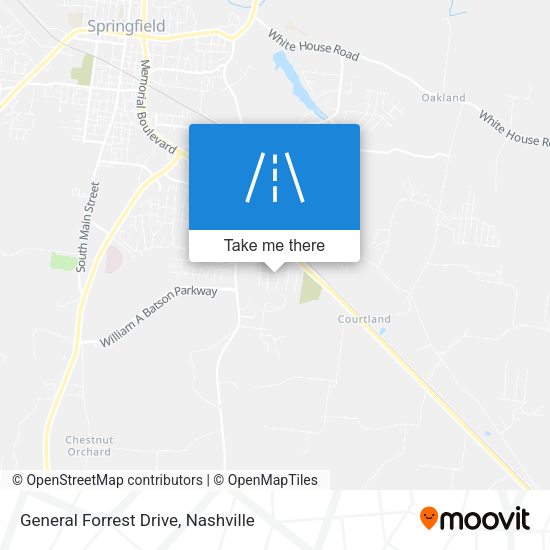General Forrest Drive map