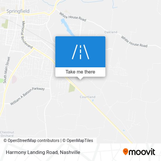 Harmony Landing Road map