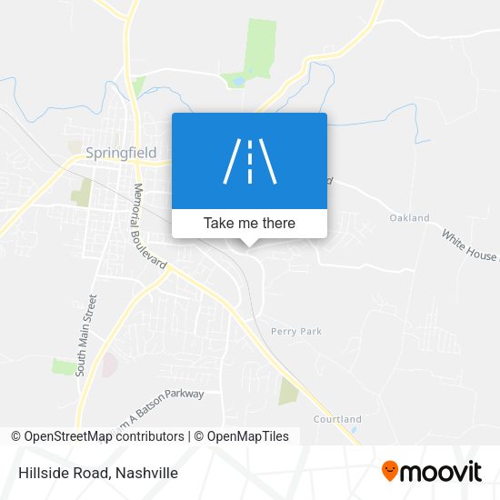 Mapa de Hillside Road