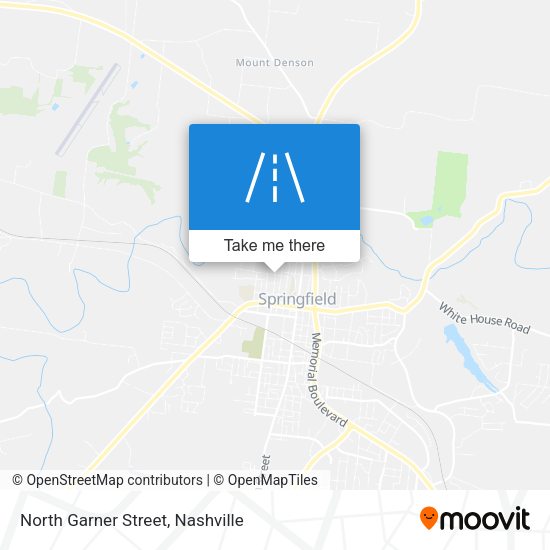 North Garner Street map
