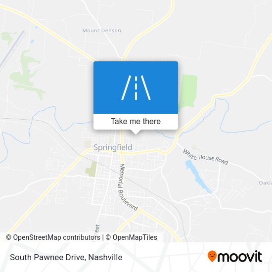 Mapa de South Pawnee Drive