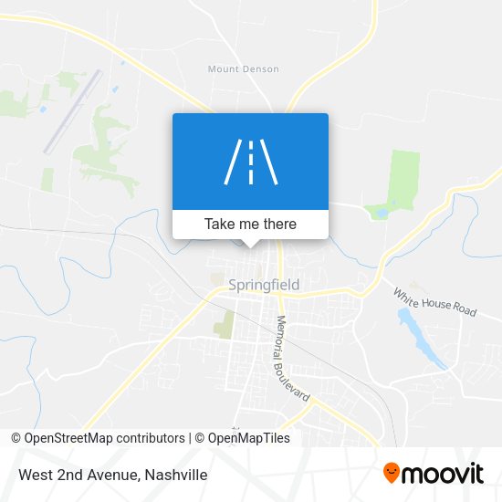 Mapa de West 2nd Avenue