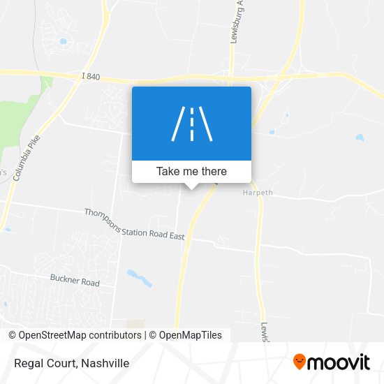 Mapa de Regal Court