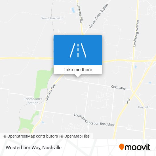 Westerham Way map