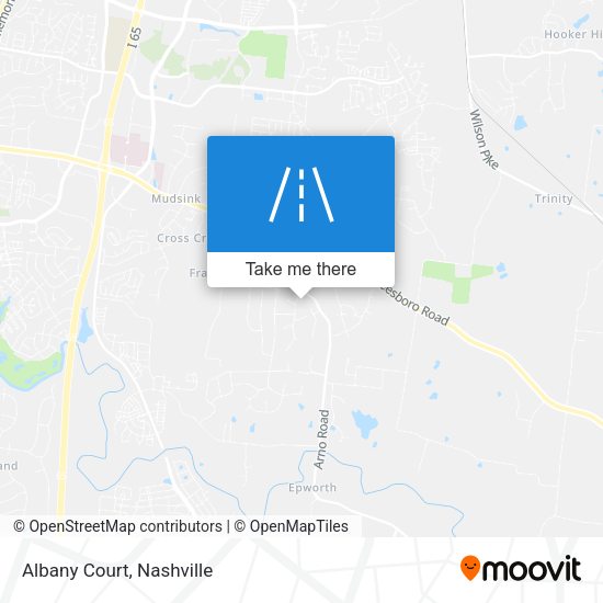 Mapa de Albany Court