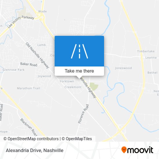 Mapa de Alexandria Drive