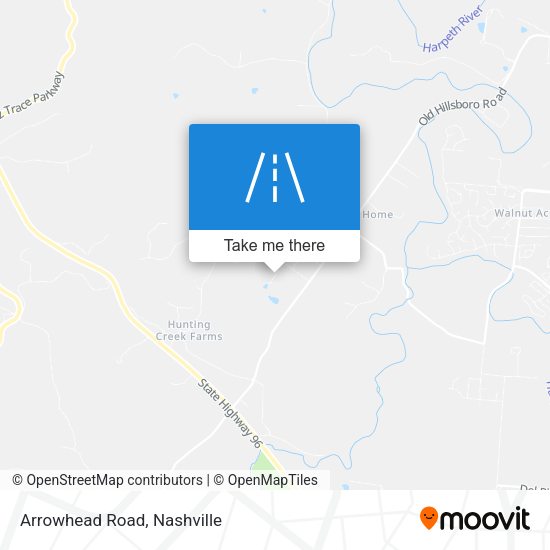 Mapa de Arrowhead Road