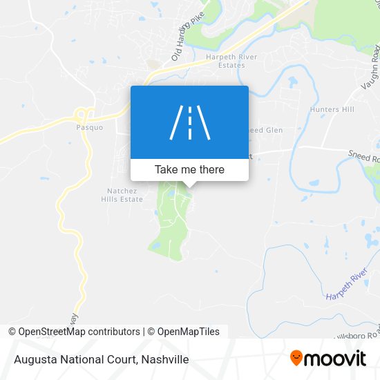 Mapa de Augusta National Court