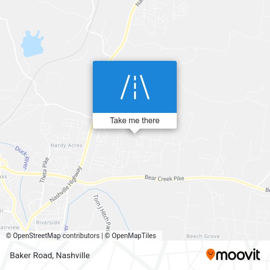 Baker Road map