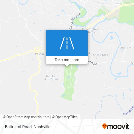 Mapa de Baltusrol Road