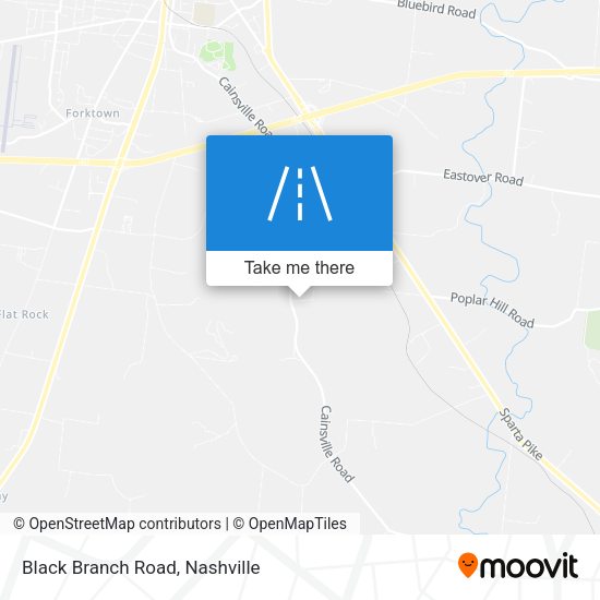Black Branch Road map