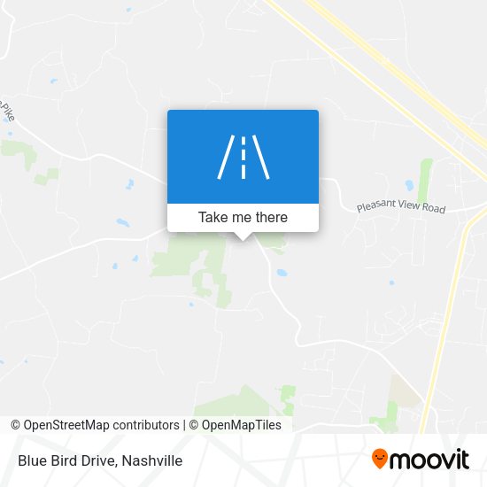 Mapa de Blue Bird Drive