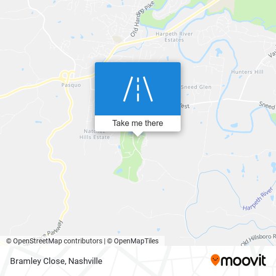 Bramley Close map