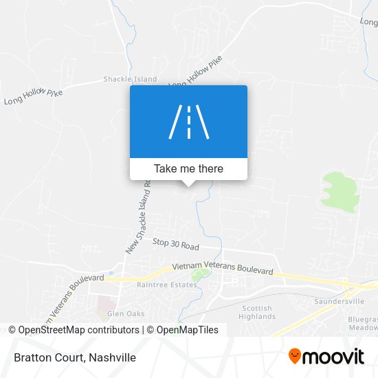 Mapa de Bratton Court