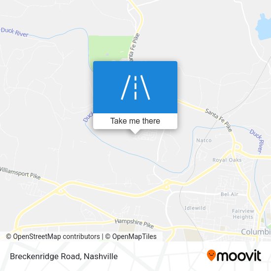 Breckenridge Road map
