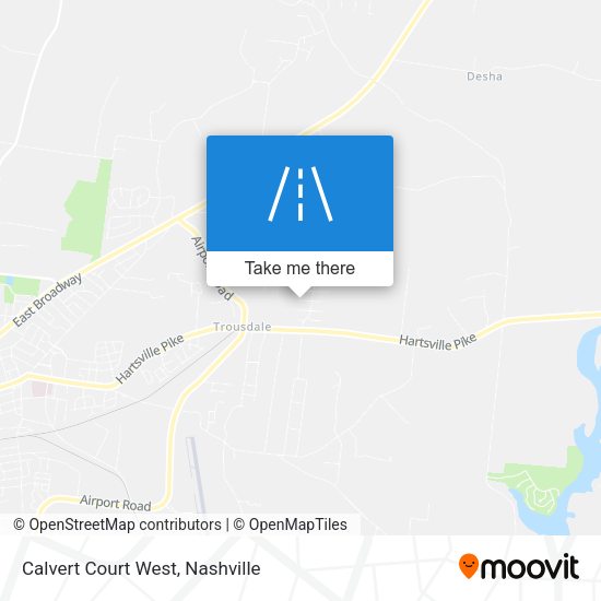 Mapa de Calvert Court West