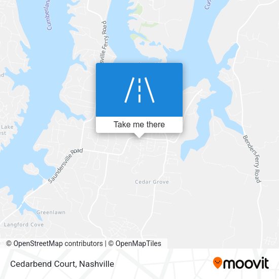 Mapa de Cedarbend Court