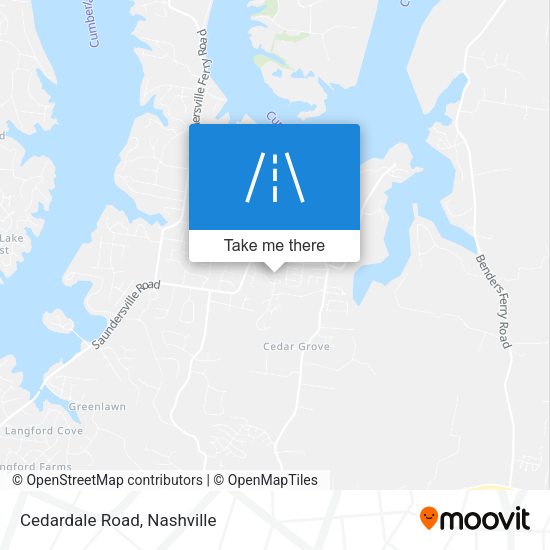 Mapa de Cedardale Road