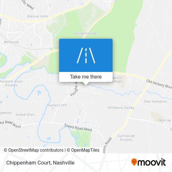 Mapa de Chippenham Court