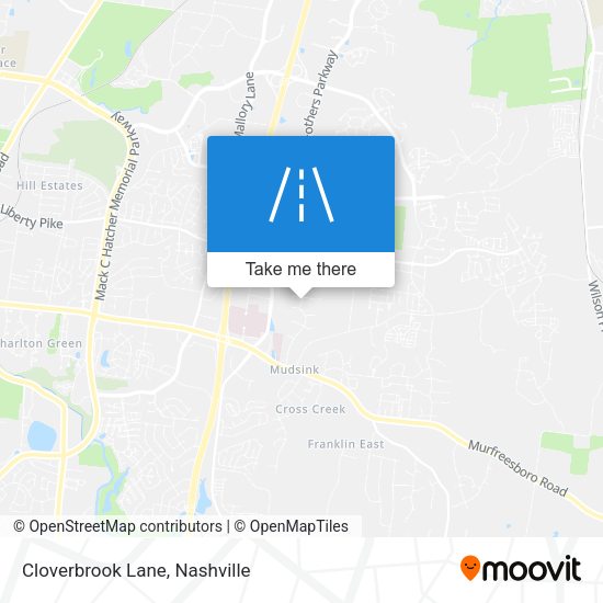 Mapa de Cloverbrook Lane