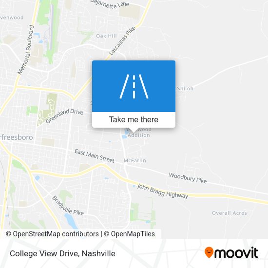 College View Drive map