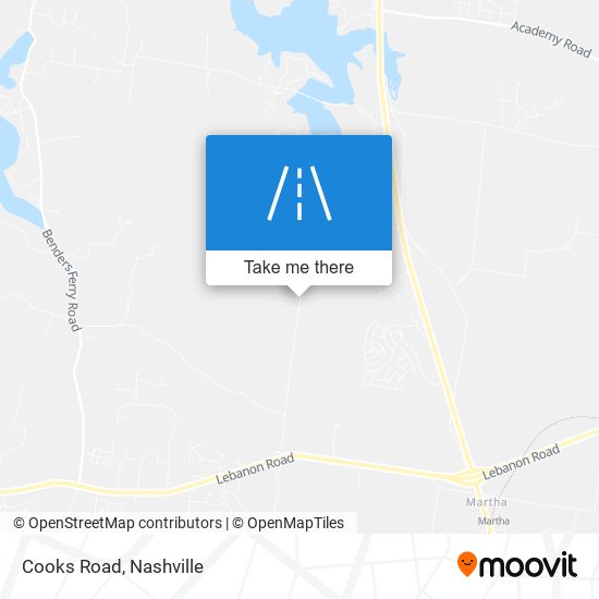 Mapa de Cooks Road
